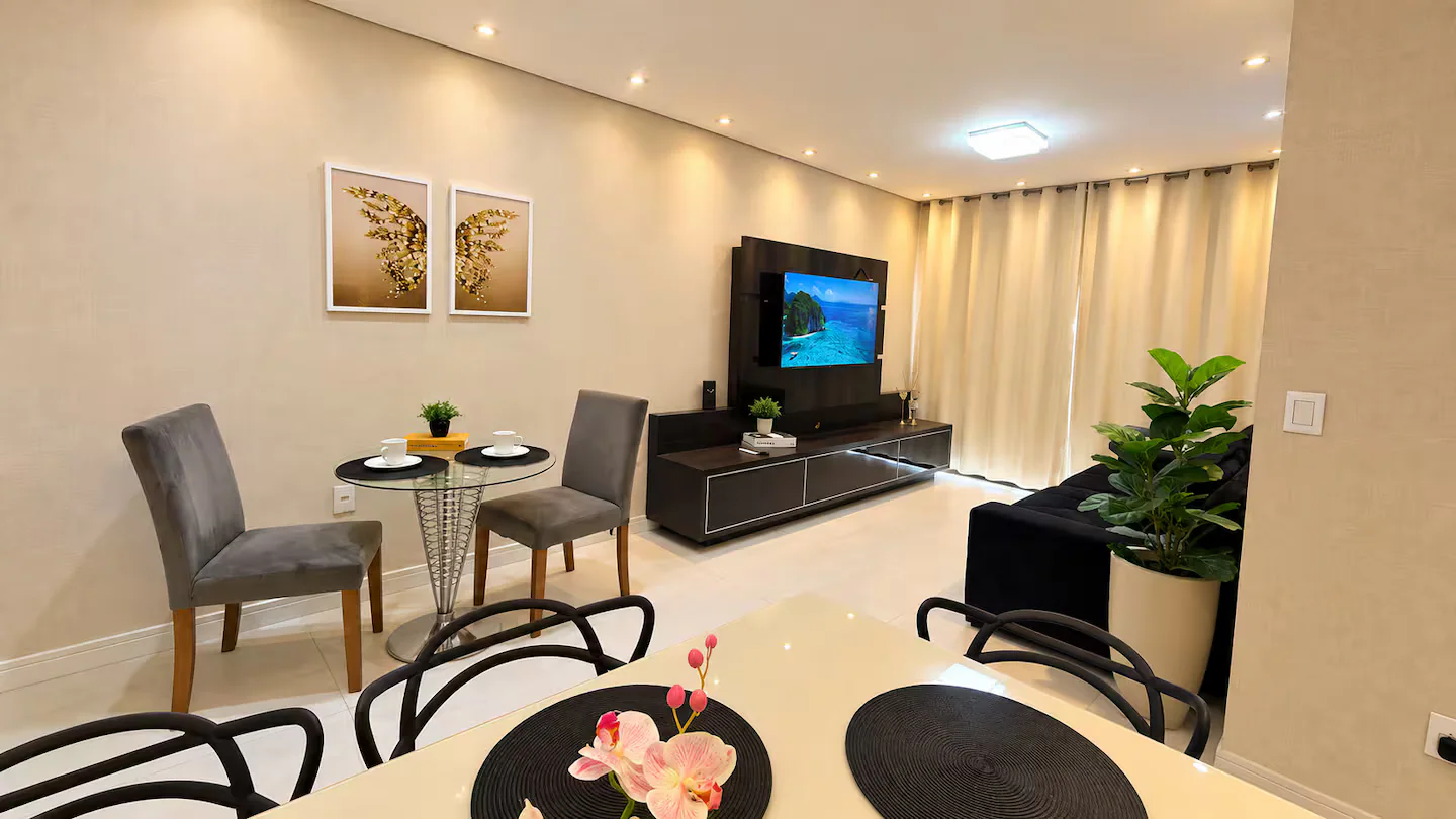 Sala de estar do Apartamento 35.01 em Porto Alegre
